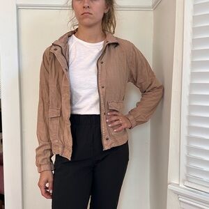 Thread & Supply Light Brown Utility Jacket